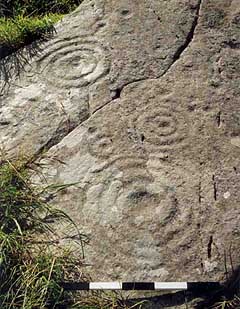 Example of a rock art panel in the townland of Aghacarrible, on the Dingle Peninsula, County Kerry