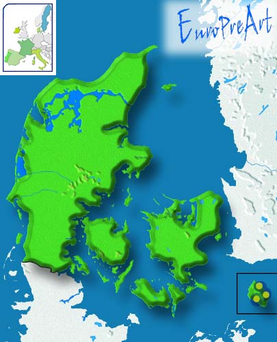 Denmark map