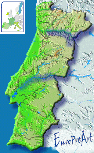 Portugal map
