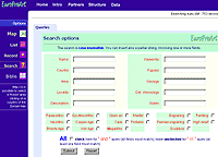 Search options